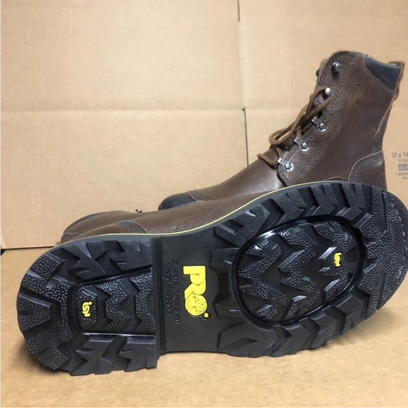 Timberland pro work boots - bannack  - brown steel toe men’s size 11.5 main image 7